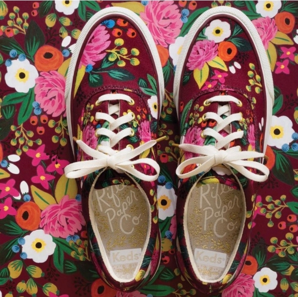 Keds x Rifle Paper Co Wild Rose Sneakers